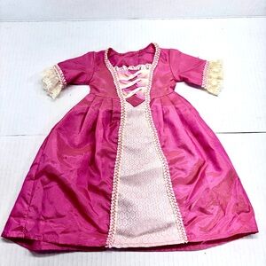 American Girl Doll Elizabeth's Meet Outfit Pink Ball Gown Dress Only!